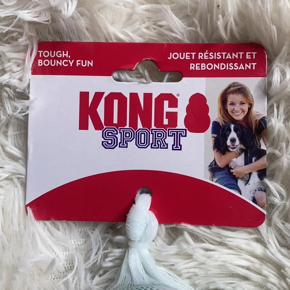 Kong Sport Tough Bouncy Fun Turquoise Jumbo Dog Balls Set of 2